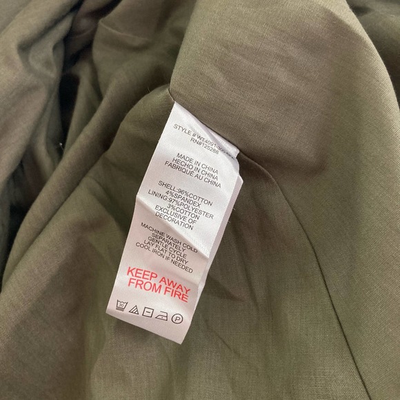 Jason Wu Olive Green‎ Tiered Maxi Dress // Size Small - Picture 6 of 7